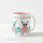 Kitty Kat Liefde 2 Tinten Mok (Voorkant rechts)