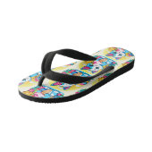 Kitty Kat met ijs Zomer Kawaii Karakter Kinder Teenslippers (Schuin)