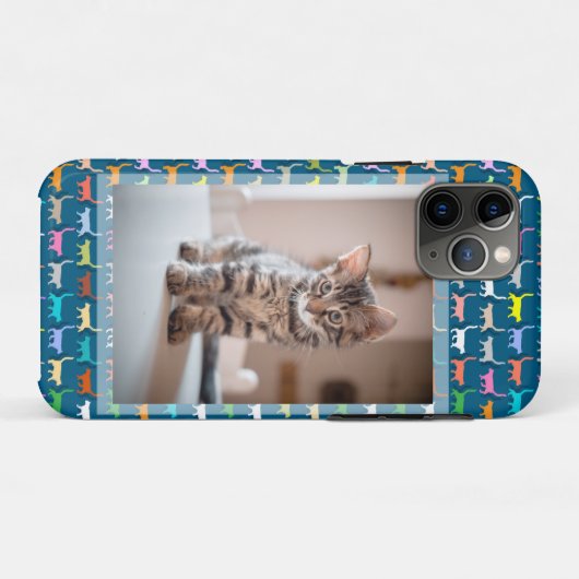 Kitty Kat Personaliseer Foto Kat Print Case-Mate iPhone Case (Achterkant (horizontaal))