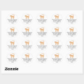 Kitty Kat Ronde Sticker (Vel)