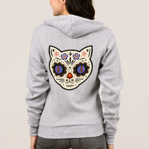 Kitty Kat Suiker Schedel Hoodie