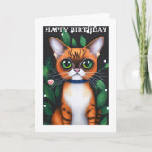 Kitty Kat Voeg Eigen Tekst Toe Kaart (Voorkant)