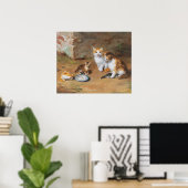 Kitty Katten en Melk Poster (Thuiskantoor)