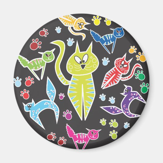 Kitty Katten Magnet (Voorkant)