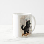 KItty Kichen Black Cat, Coffee Mug Koffiemok (Voorkant rechts)