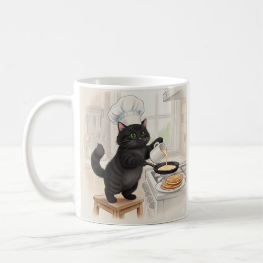 KItty Kichen Black Cat, Coffee Mug Koffiemok (Links)
