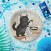 KItty Kichen Black Cat, Paper Plates Papieren Bordje (Feest)