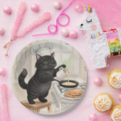 KItty Kichen Black Cat, Paper Plates Papieren Bordje (Feest)