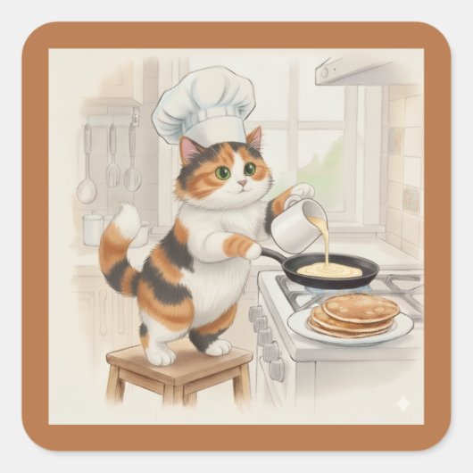 Kitty Kitchen, Calico, Stickers (Voorkant)
