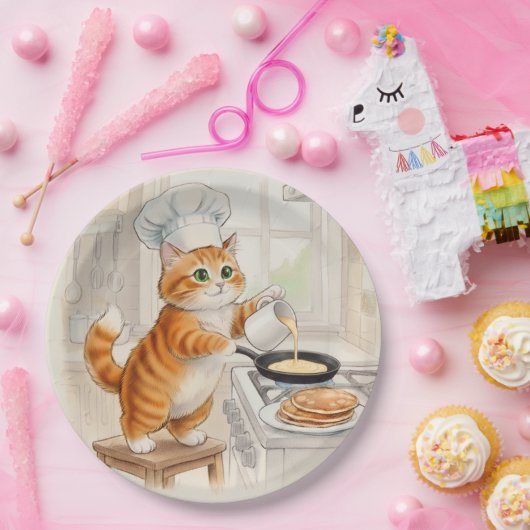 Kitty Kitchen, Paper Plates Papieren Bordje (Feest)