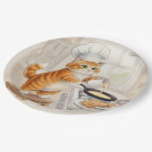 Kitty Kitchen, Paper Plates Papieren Bordje (Gekanteld)