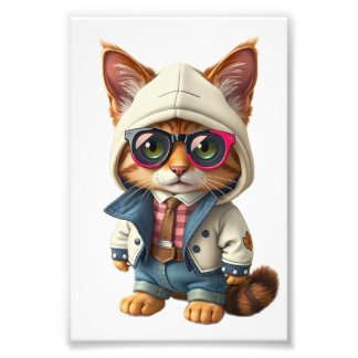 Kitty Kitty Foto Afdruk
