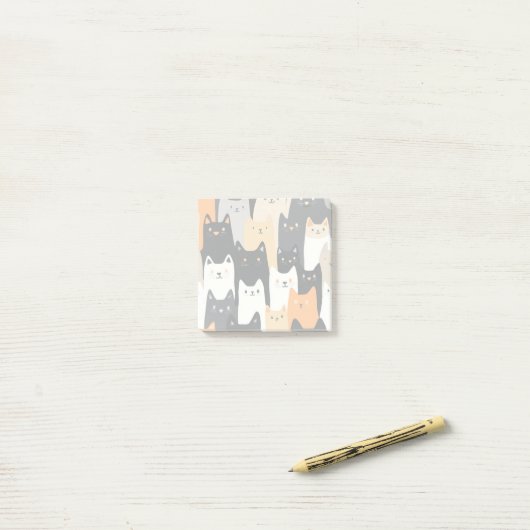 Kitty Kitty Kitty Post-It-briefjes Post-it® Notes (Op bureau)