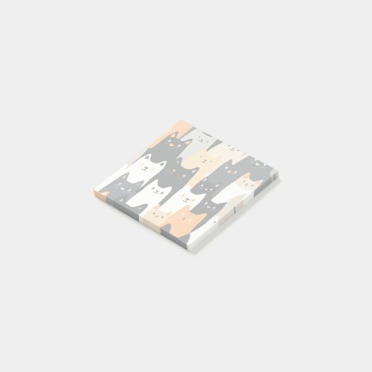 Kitty Kitty Kitty Post It Notes (Schuin)