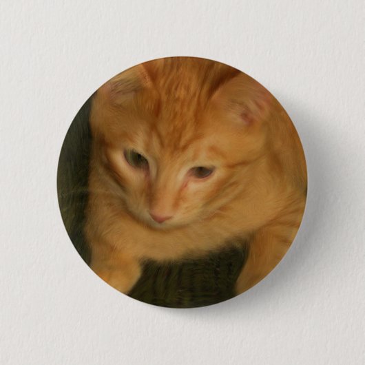 Kitty knop ronde button 5,7 cm (Voorkant)