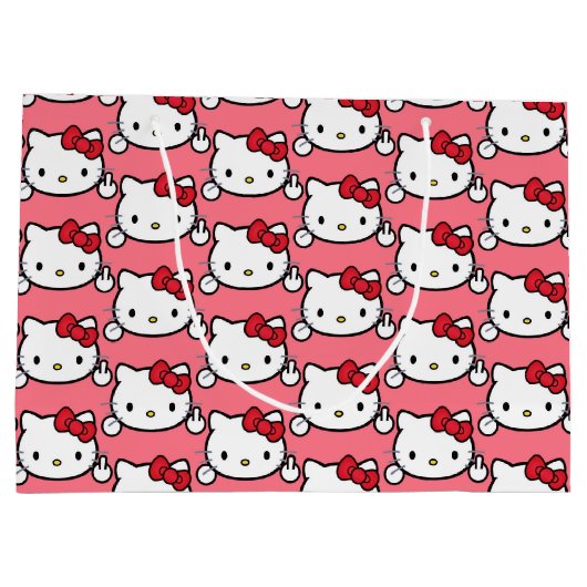 Kitty Large Gift Bag Groot Cadeauzakje (Achterkant)