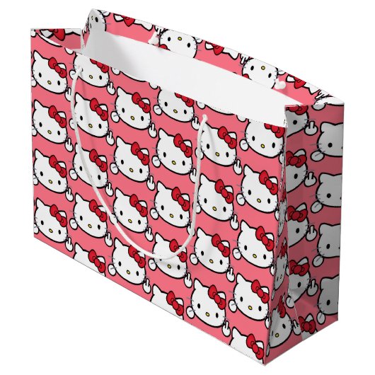 Kitty Large Gift Bag Groot Cadeauzakje (Achterkant Gekanteld)