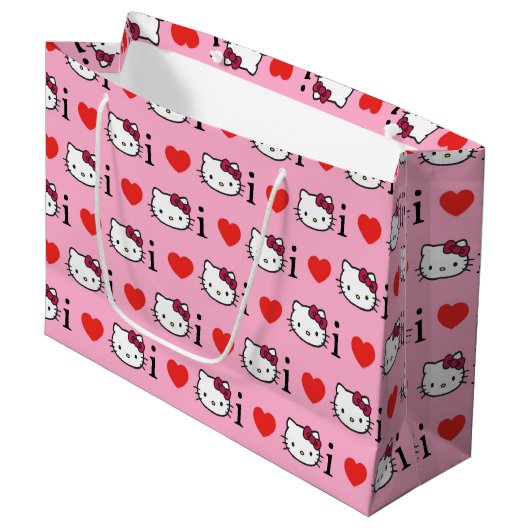 Kitty Large Gift Bag Groot Cadeauzakje (Voorkant Gekanteld)