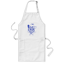 Kitty Long Apron Lang Schort