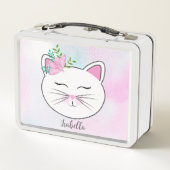 Kitty Met Roze Vlinder Persoonlijk (Achterkant)