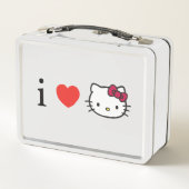 Kitty Metalen Lunchbox (Achterkant)