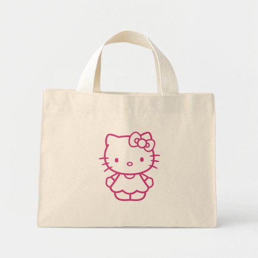 Kitty Mini Tote Bag (Voorkant)