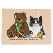 Kitty Not Pet Groot Cadeauzakje (Achterkant)