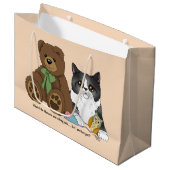 Kitty Not Pet Groot Cadeauzakje (Voorkant Gekanteld)