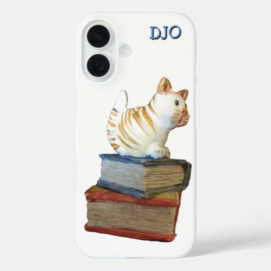 Kitty on Books wil dat je aan Hem Voorleest Case-Mate iPhone Case (Achterkant)