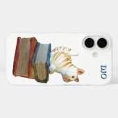 Kitty on Books wil dat je aan Hem Voorleest Case-Mate iPhone Case (Achterkant (horizontaal))