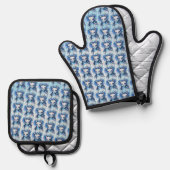 Kitty Ovenwant & Pannenlap Set (Voorkant / Achterkant)
