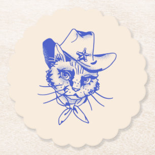 Kitty Papierhouder Kartonnen Onderzetters