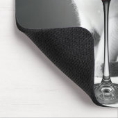 Kitty Peeking Through a Wine Glass Muismat (Hoek)