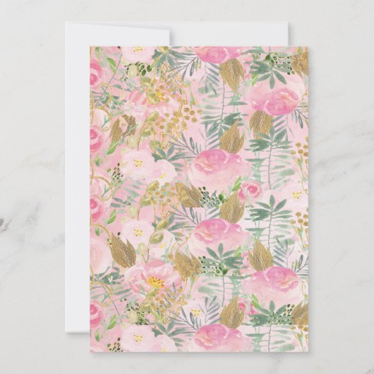 Kitty Pool Party Invitation Kaart (Achterkant)