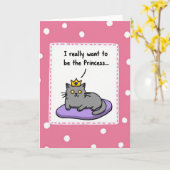 Kitty Prince Moederdagkaart Kaart (Gele Bloem)