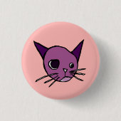 Kitty Ronde Button 3,2 Cm (Voorkant)