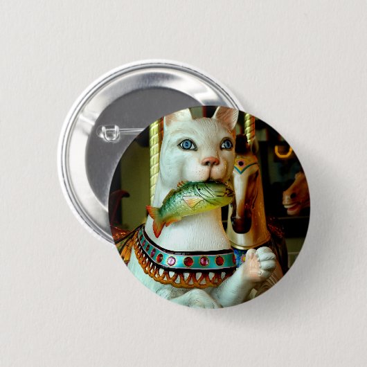 Kitty Ronde Button 5,7 Cm (Voorkant /achterkant)