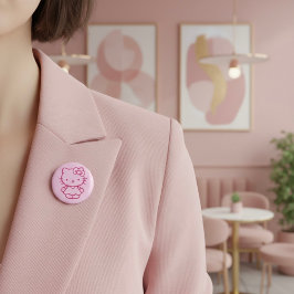 Kitty Ronde Button 5,7 Cm