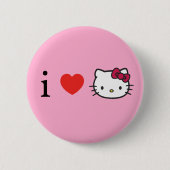 Kitty Ronde Button 5,7 Cm (Voorkant)