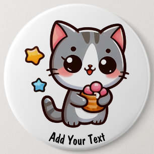 Kitty Ronde Button 6,0 Cm