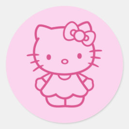 Kitty Ronde Sticker