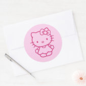 Kitty Ronde Sticker (Envelop)