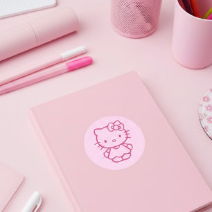 Kitty Ronde Sticker