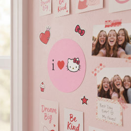Kitty Ronde Sticker