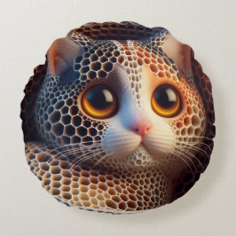 Kitty Round Pillow Rond Kussen
