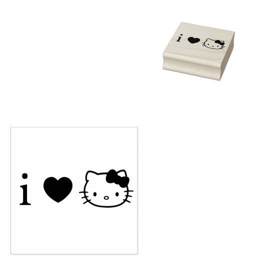 Kitty Rubber Stamp Rubberstempel (Gestempeld)