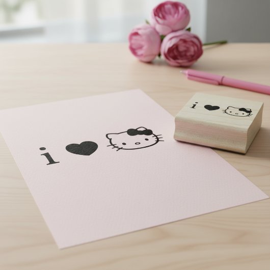 Kitty Rubber Stamp Rubberstempel