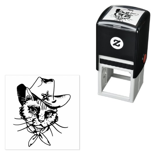 Kitty Self-inking Stamp Zelfinktende Stempel (In situ)