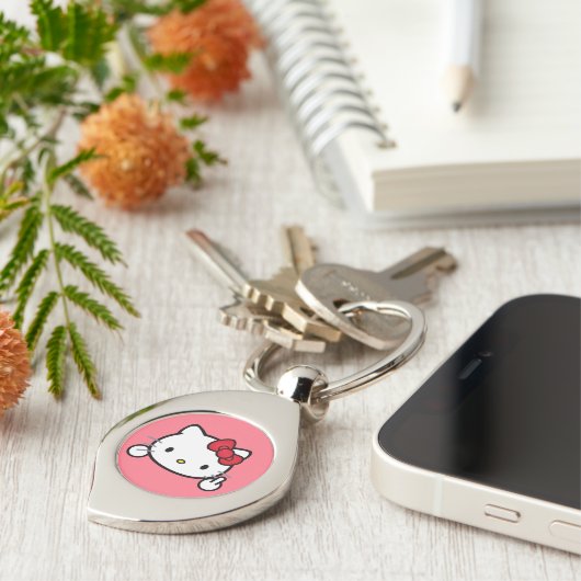 Kitty Sleutelhanger (Zijkant)