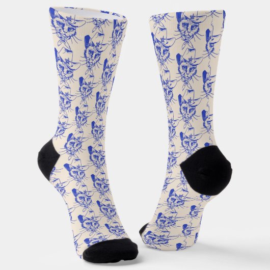 Kitty Socks Sokken (Gebogen)